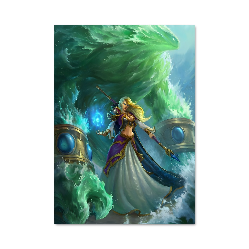 Poster L'Oracle Émeraude – affiche World of Warcraft